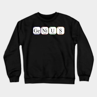 Genius - Elements of Periodic Table Crewneck Sweatshirt